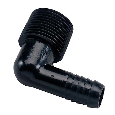 Orbit 94360 Sprinkler Riser Flex Elbow, 3/4 MPT x 1/2 In. Barb