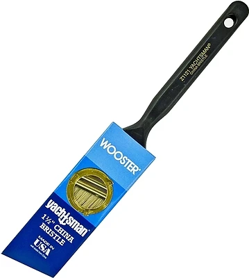 Wooster Z1121-1 1/2 Yachtsman Angle Sash Paint Brush, White China Bristle, 1.5-In.