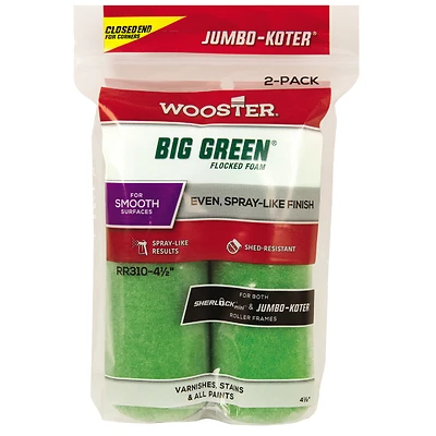 Wooster RR310-4 1/2 Jumbo-Koter Foam Roller Cover, 3/8 In. Nap, 4-1/2 In.