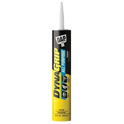 Dap 27502 Dynagrip All Purpose Construction Adhesive, Tan, 28 Oz