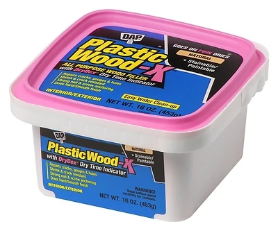 Dap 7079800542 Plastic Wood-X Stainable Wood Filler, 16 Oz