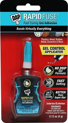 Rapid Fuse All-Purpose Gel Glue, Precision Applicator, 4 g