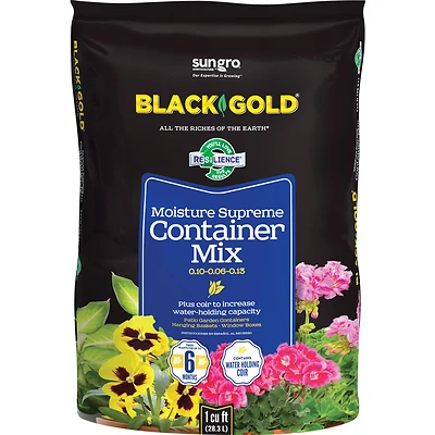 Black Gold 1413000.CFL001P Moisture Supreme Container Potting Mix, 1 Cu. Ft.