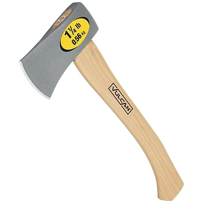 Camper Axe, 1-1/4 Lb Head, Hickory Wood Handle, 14 In Overall Length