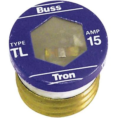 15-Amp TL Plug Fuse, 4-Pk.