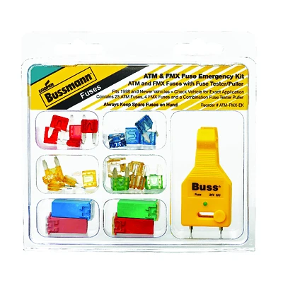 Bussmann ATM-FMX-EK Emergency Fuse Kit, 30-Pc., 32VDC