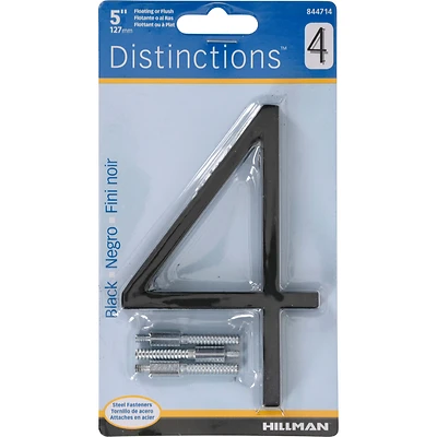 5028369 5 in. Distinctions No.4 Screw for House, Black - Pack of 3
