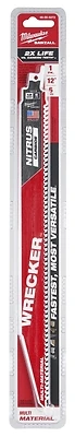 Wrecker 12 In. 6 Tpi Nitrus Carbide Reciprocating Saw Blade 1 Pk