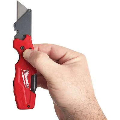 Milwaukee 48-22-1505 Fastback 6-in-1 Folding Utility Knife, Tool-Free Blade Change