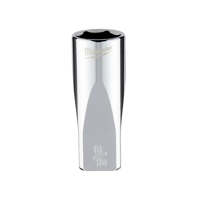 1/4 In. Drive 9/16 In. 6-point Deep Socket With Four Flat Sides