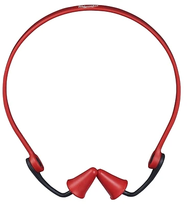 Milwaukee 48-73-3201 Banded Reusable Earplugs, NRR 25 dB, Red/Black