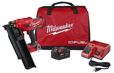 M18 Fuel 18 Volt Lithium-ion Brushless 21 Degree Cordless Framing Nailer Kit
