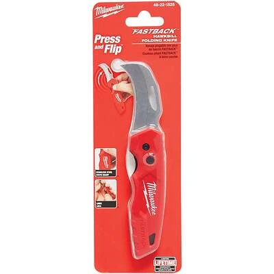 Milwaukee 48-22-1525 FASTBACK Hawkbill Folding Pocket Knife, 2-1/4 In. Blade