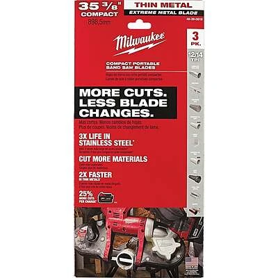 35-3/8 In. 12/14 Tpi Extreme Metal Band Saw Blade (3-pack) - Model 48-39-0619