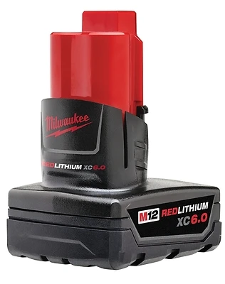 Milwaukee M12 48-11-2460 Redlithium XC 12V 6.0 Ah Lithium-Ion Battery