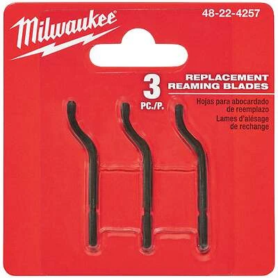 48-22-4257 3-pack Replacement Reaming Blades, Black Oxide Coated, Hand Tools