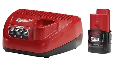 M12 Redlithium 12 Volt Lithium-ion 2.0 Ah Battery And Charger Starter Kit