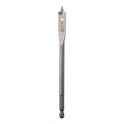 Wood Spade Drill Bit, 7/16 x 6 In.