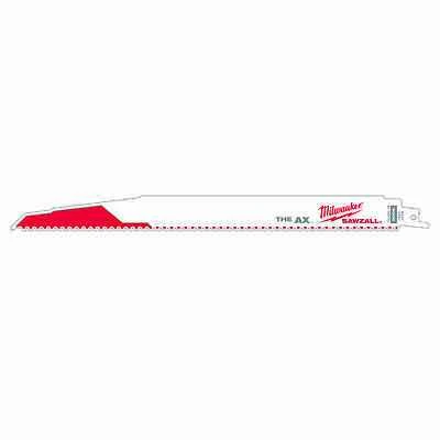 Milwaukee Sawzall Ax Reciprocating Blade, 5 TPI, 12 In.