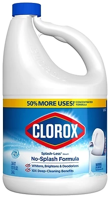Splash-Less Regular Bleach, 117 oz.