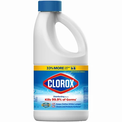 Clorox 32260 Regular Bleach, 43 oz.