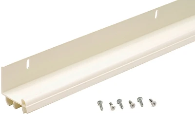 Replacement Door Bottom, L-Shape, White, 36-In.