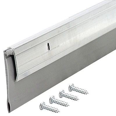 M-D 05389 Heavy-Duty Aluminum and Vinyl Door Sweep, 2 x 36 in.