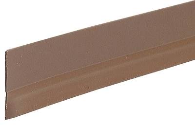 Door Sweep, Self-Adhesive, Brown, 36-In.