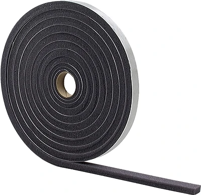 M-D 02055 Foam Open Cell Weatherstrip Tape, Gray, 3/8 x 3/16 In. x 17 Ft.