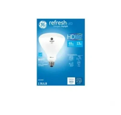 GE Refresh 49527 HD LED Light Bulb, BR40, 13W, 900 Lumens, Daylight