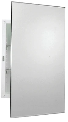 Zenna Home 16 In. W X 26 In. H X 4.5 In. D Frameless Beveled Medicine Cabinet