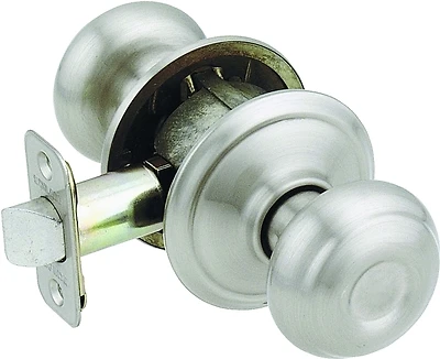 Georgian Satin Nickel Hall & Closet Door Knob - Model F10geo619