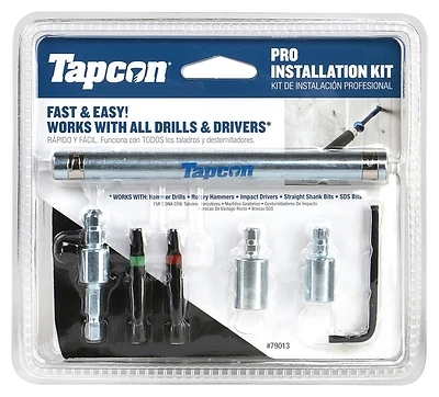 Pro Installation Kit With Star Bit - 8-piece Masonry Drill Set