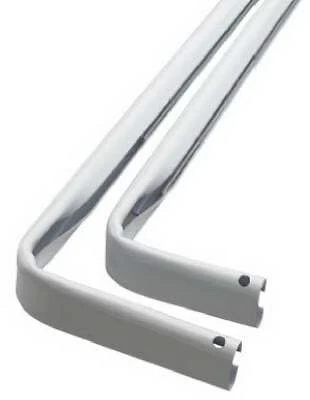 A7004213292 28-48 Inch White Standard Duty Double Curtain Rod