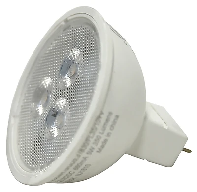 Sylvania 79129 LED MR16 Flood Bulb, 5W, 3000K, GU5.3 Base, 3-Pack