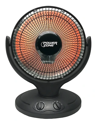 PowerZone Qgw08-608 Oscillating Parabolic Heater, 400/800 Watts