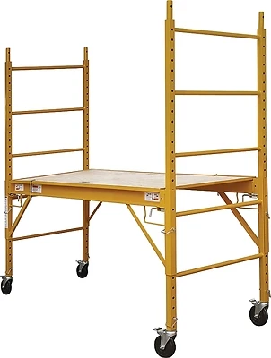 ProSource YH-SD601 Portable Scaffold, 27-15/16 to 71-1/4 In Adjustable, 1000 Lb