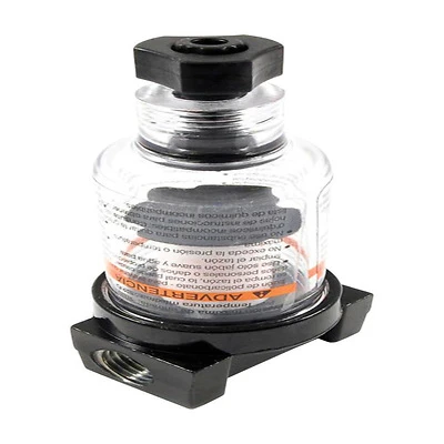 Forney 75545 Mini Air Line Filter, Plastic/Steel, 1/4 In. NPT, 150 PSI