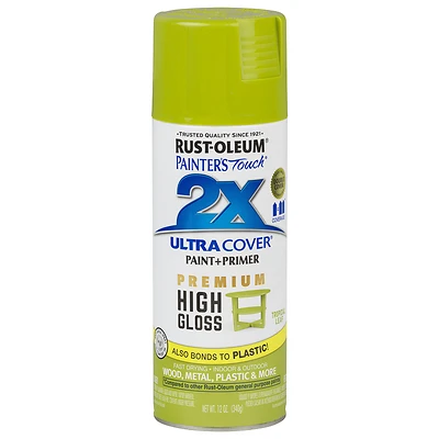 Rust-Oleum 331179 Spray Paint, High-Gloss, Tropical Leaf, 12 oz Can