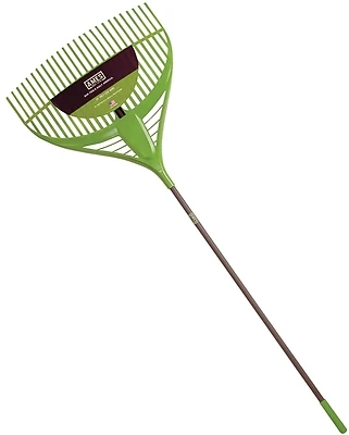 Ames 2915806 Leaf Rake, 26-Tine Poly, 60 Inch Steel Handle