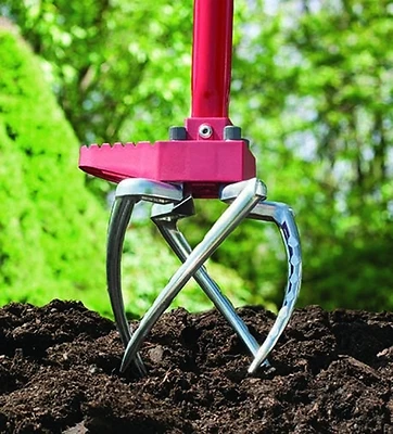 Claw Pro 4 Tine Steel Hand Cultivator 45 In. Steel Handle