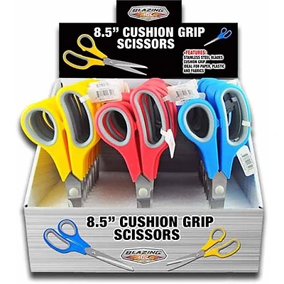 Cushion Grip Scissors, Stainless Steel, 8.5-In.