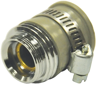 Danco 10514 Brass Hose Aerator Adapter, 55/64-27 x 3/4 in, Male x Female