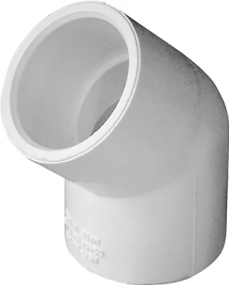 3/4-in Diameter 45-degree Pvc Schedule 40 Elbow Pipe Fitting