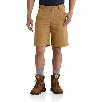 Rugged Flex Relaxed Fit Canvas Work Short W38 Hickory