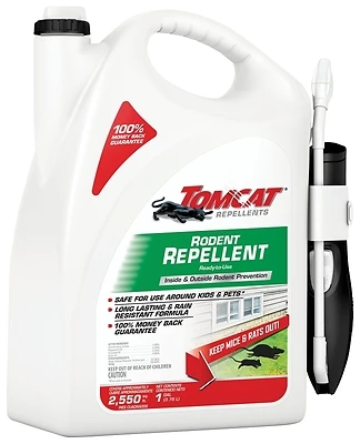 Tomcat 0368208 Rodent Repellent Ready-to-Use Spray, 1 Gallon