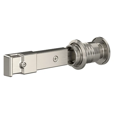 National Hardware N700-151 Barn Door Lock, Satin Nickel
