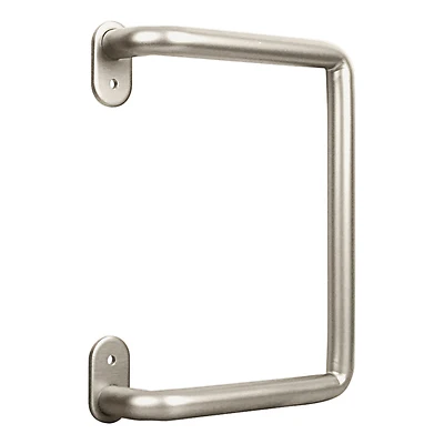 National Hardware N700-104 Troy Sliding Barn Door Pull, Satin Nickel, 8 In.
