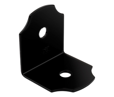 National Hardware N800-001 Hartley Heavy Angle, Black, 3 x 3-1/4 x 3 In.