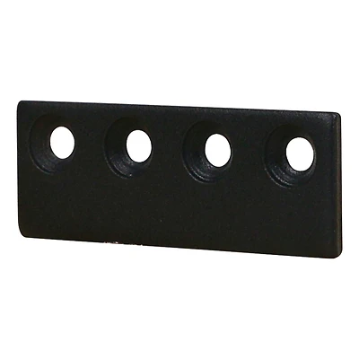 National Hardware N700-106 Connecting Adapter, 3-1/8 in, Steel, Matte Black